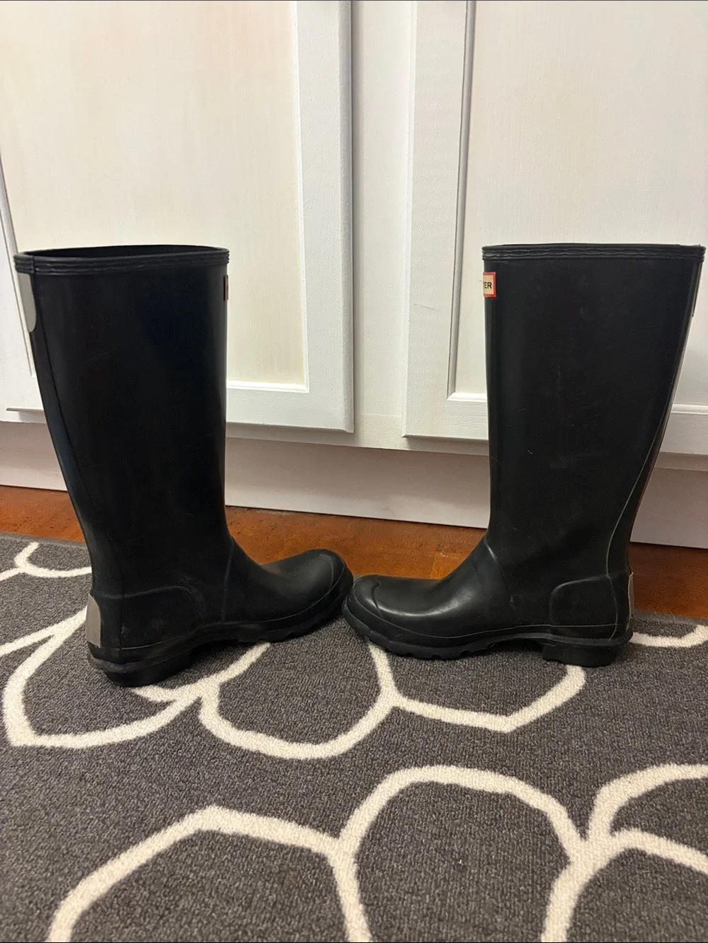 Hunter Black Knee-High Women's Rain Boots